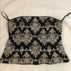 White House Black Market Corset Top